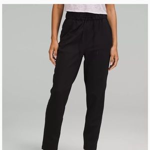 Stretch High-Rise Pant 7/8 Length, black